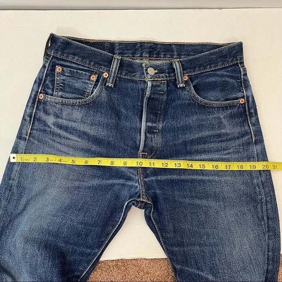 Levi’s 501 Button Fly High Waist Jeans - Picture 15 of 17